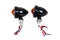 Wyatt Gatling LED Bullet Turn Signal Set Black with Amber Lens - 33-1654