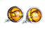 V-Twin 12 Volt Amber Spotlamp Set - 33-1673