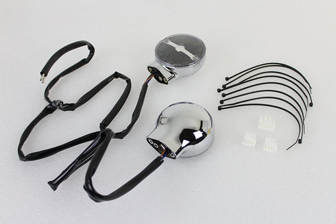 Wyatt Gatling Amber LED Flat Lens Turn Signal Set - 33-1676