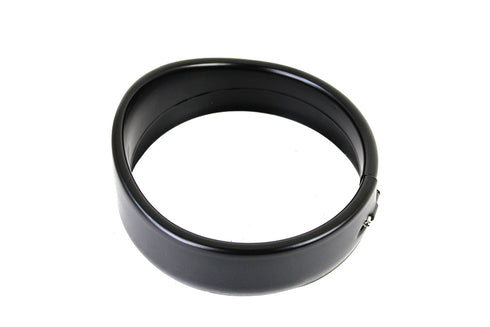 Wyatt Gatling 5-3/4 inch Visor Style Headlamp Trim Ring Black - 33-1688