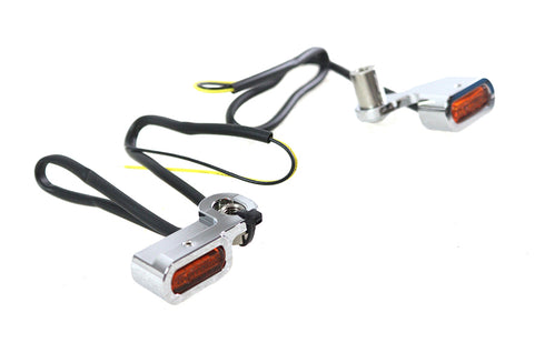 V-Twin Chrome LED Turn Signal Set - 33-1728