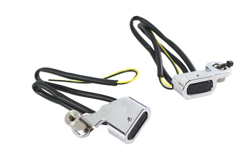 V-Twin Chrome LED Turn Signal Set - 33-1734