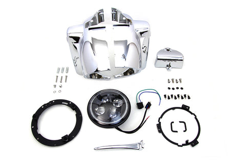 V-Twin Headlamp Cowl Assembly Chrome - 33-1751