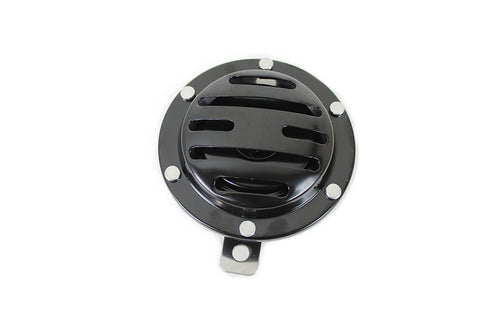 V-Twin Slotted Style 12 Volt Horn Black - 33-1775