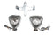 Wyatt Gatling Dual Triangle Headlamp Kit Chrome - 33-1796