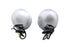 V-Twin Blackout Bullet Lamp Set Chrome - 33-1797