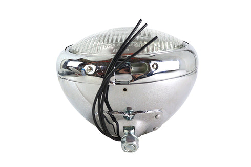 Wyatt Gatling 7 inch Cycle Beam 6 Volt Assembly Chrome - 33-1806