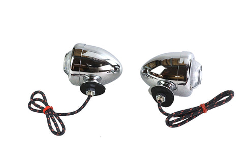 V-Twin Replica Guide DH-49 Bullet Marker Lamp Set - 33-1829