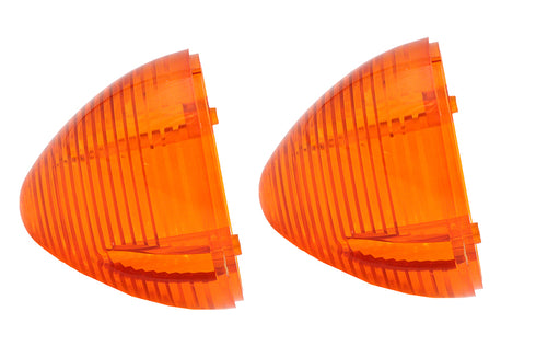 V-Twin Bullistic Turn Signal Lenses Amber - 33-1831