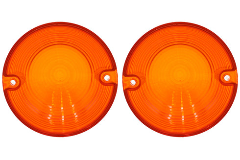 V-Twin Bullistic Turn Signal Lenses Amber - 33-1831