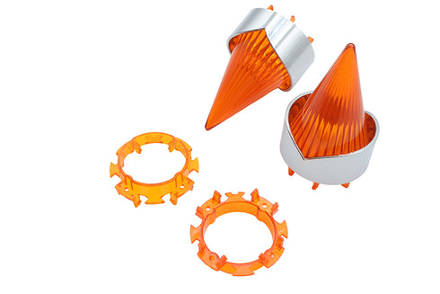 V-Twin Big Burner Lens Set Amber - 33-1850