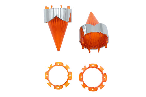 V-Twin Big Burner Lens Set Amber - 33-1850