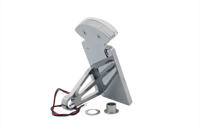 Wyatt Gatling Chrome LED Vertical Tail Lamp Assembly Flat Mounting Type - 33-1918