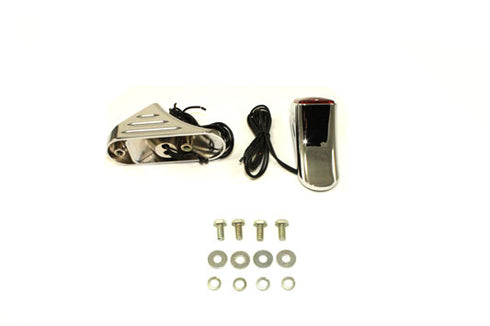 Wyatt Gatling Flush Deco Marker Lamp Set with Red Lens - 33-1920