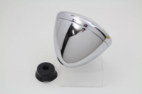 V-Twin 6-1/2 inch Spring Fork Headlamp Chrome - 33-1925