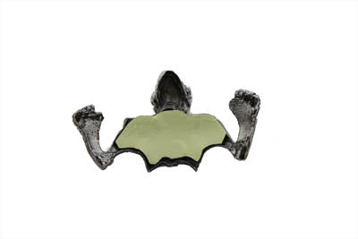 Wyatt Gatling 7 inch Headlamp Visor Ornament Skull Type Chrome - 33-1936