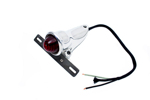 Wyatt Gatling Bates Bobber Tail Lamp Assembly Polished Alloy - 33-1940