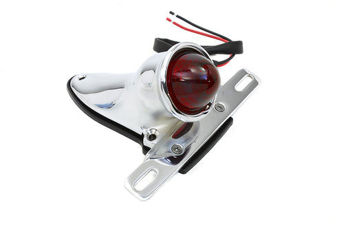 Wyatt Gatling Bates Bobber Tail Lamp Assembly Chrome - 33-1941
