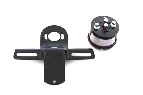 V-Twin Chrome Tail Lamp Kit Round Style - 33-1950