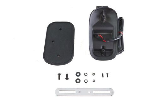 Wyatt Gatling Matte Black Tombstone Style Tail Lamp Assembly - 33-1973