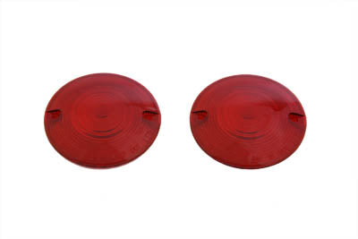 Wyatt Gatling Turn Signal Lens Set Red Front - 33-1978
