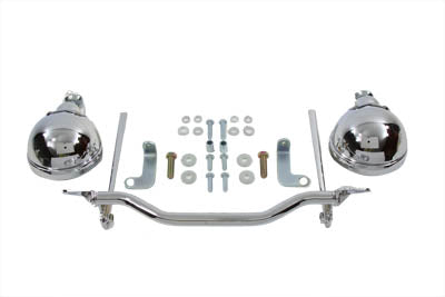 V-Twin Chrome Spotlamp Kit - 33-2031