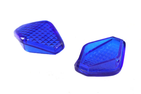 Wyatt Gatling Lens Set Diamond Style Blue Custom Style - 33-2061