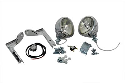 V-Twin Clear Pursuit Spotlamp Kit - 33-2087