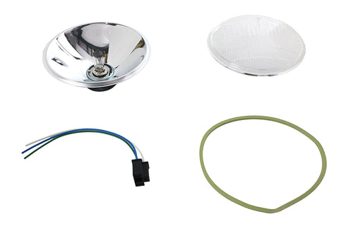 Wyatt Gatling Spring Fork H-4 Headlamp Unit - 33-2098