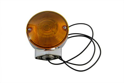 Wyatt Gatling Chrome Turn Signal Front and Rear - 33-2102