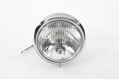 Wyatt Gatling 5-3/4 inch Round Headlamp Assembly Teardrop Style - 33-2159
