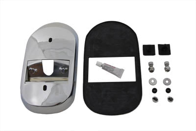 Wyatt Gatling Tail Lamp Adapter Chrome - 33-2162