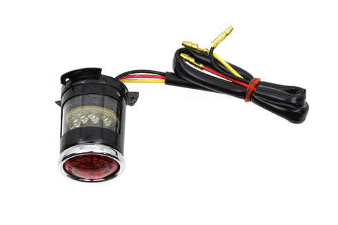 Wyatt Gatling Black 1 inch Round Tail Lamp - 33-2251