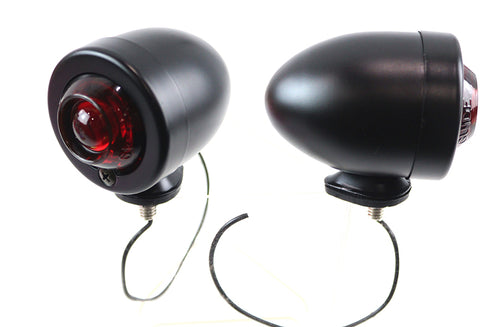 V-Twin Bullet Lamp Set Black - 33-2269