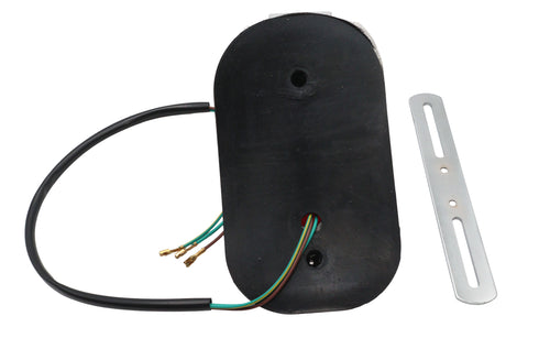 V-Twin FLSTS Replica Tombstone Tail Lamp Chrome - 33-2282