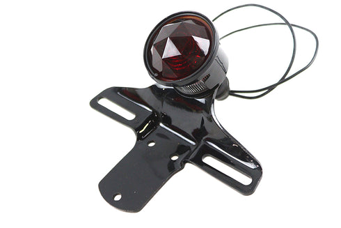 V-Twin Replica Tail Lamp with Faceted Red Lens - 33-2356