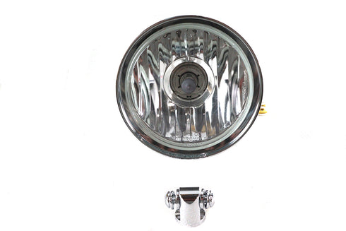 V-Twin Factory Sample 5-3/4 inch Chrome Rocket Style Headlamp - 33-2381