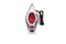 Wyatt Gatling Chrome Teardrop Bulb Tail Lamp Assembly with Red Lens - 33-3036