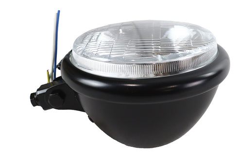 Wyatt Gatling 5-3/4 inch Black Round Headlamp - 33-3042