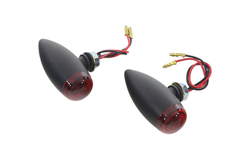 Wyatt Gatling Mini LED Bullet Red Lens Marker Lamp Set - 33-3047