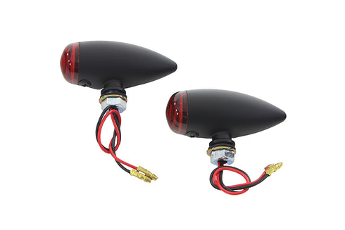 Wyatt Gatling Mini LED Bullet Red Lens Marker Lamp Set - 33-3047