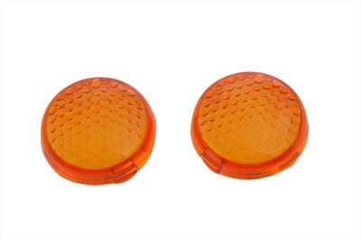 Wyatt Gatling Turn Signal Lens Set Torpedo Style Amber - 33-3062