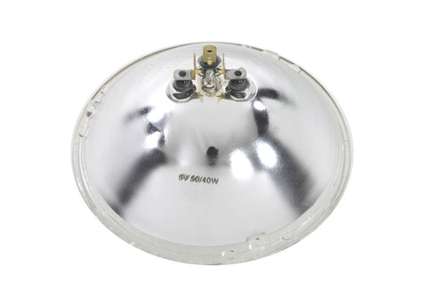 Wyatt Gatling 7 inch Round 6 Volt Headlamp Sealed Beam Bulb - 33-3071