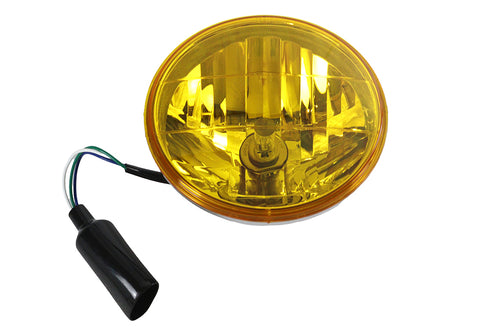 Wyatt Gatling 7 inch Round Headlamp Sealed Beam - 33-4080