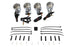 Wyatt Gatling Chrome Revox Bullet LED Turn Signal Lamp Kit - 33-5007