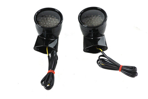 Wyatt Gatling Black Revox Bullet LED Rear Turn Signal Set - 33-5018