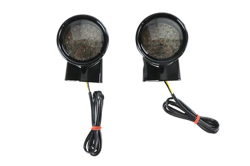 Wyatt Gatling Black Revox Bullet LED Rear Turn Signal Set - 33-5018