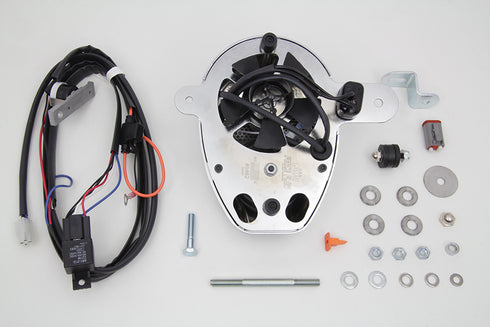 Jims Jims Forceflow Cylinder Head Cooler Kit Chrome - 33-5462