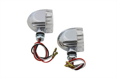 Wyatt Gatling Mini Marker Lamp Set Maltese Style Clear Lens - 33-6057