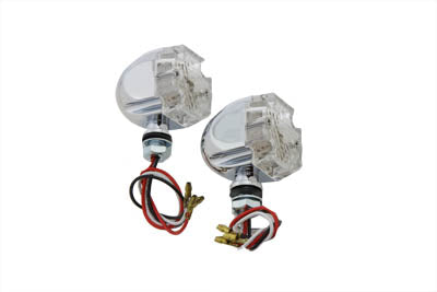 Wyatt Gatling Mini Marker Lamp Set Maltese Style Clear Lens - 33-6057